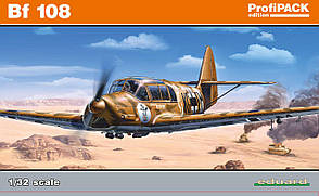 Messerschmitt Bf 108 Taifun. Збірна модель німецького літака в масштабі 1/32. EDUARD 3006