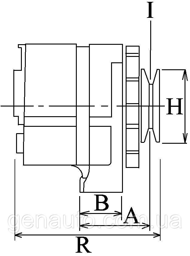 Генератор Case (Кейс) 5150, MX100, MX120, MX135 65А новый - фото 3 - id-p95952970