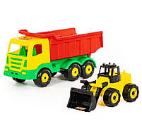 Автомобіль самоскид +трактор 44914
