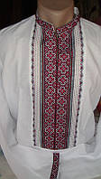 Чоловіча вишита сорочка ручної роботи "Козацький візерунок" SM-0011
