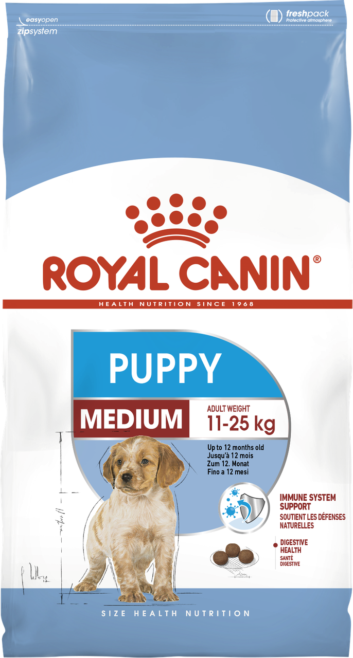 Royal Canin Medium Junior (Puppy) 15кг сухий корм для цуценят середніх порід від 2-х до 12 міс.