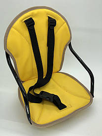 Седло на раму детское Comfort метал желт