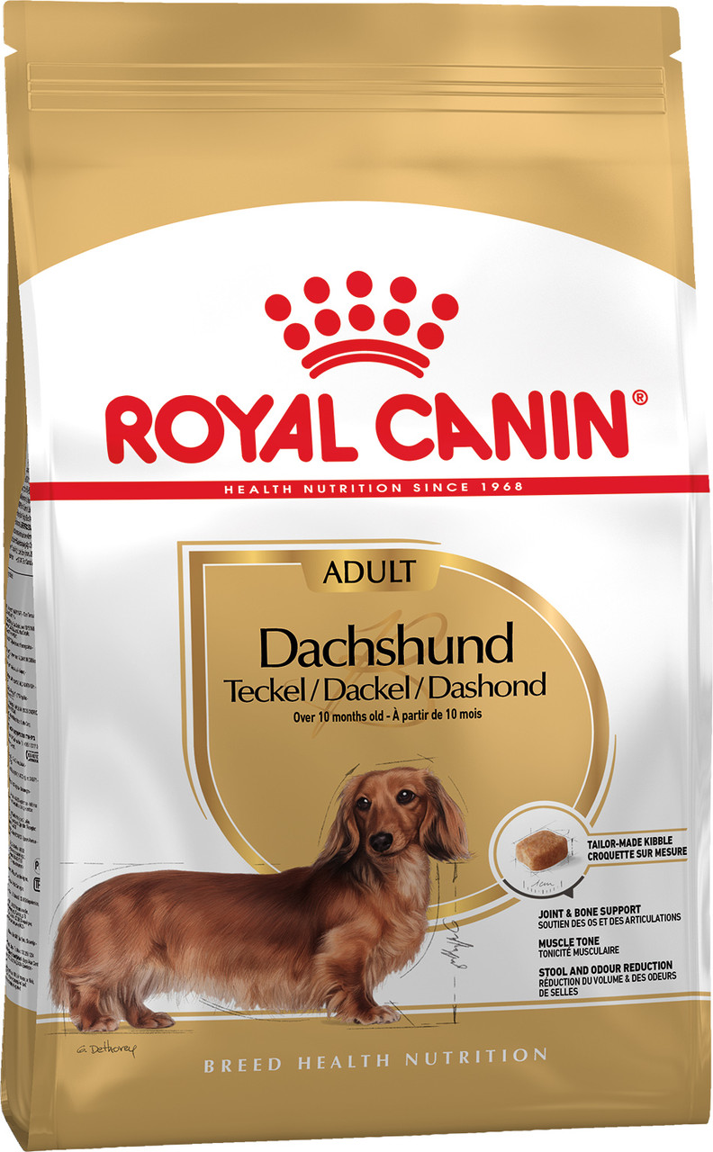 Royal Canin Dachshund Adult 1,5 кг корм для дорослих собак породи такса від 10 місяців
