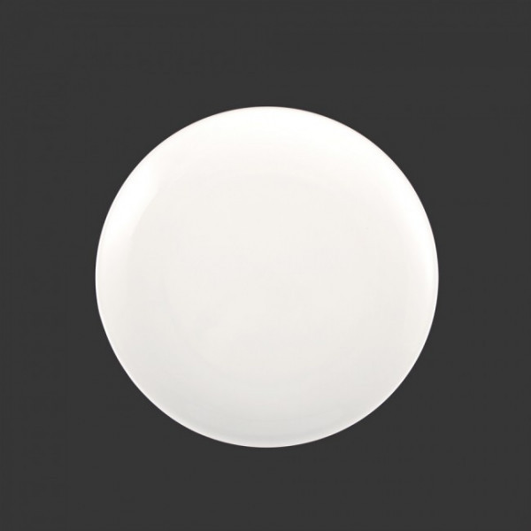 Тарелка круглая фарфоровая 9" Helios Extra white 230 мм (0123)