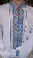 Чоловіча вишита сорочка ручної роботи "Енергійній орнамент" SM-0012