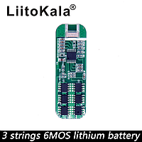 LiitoKala Плата защиты BMS 3S 20A 12.6V Li-Ion 18650