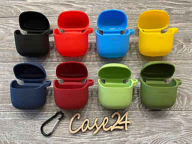 Силіконовий чохол із карабіном для JBL Tune 220 TWS (8 кольорів)