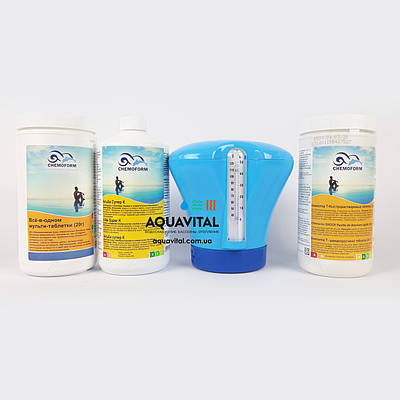 Набір хімії «Міні Супер» для великого дитячого басейну від 10 до 20 куб. метрів