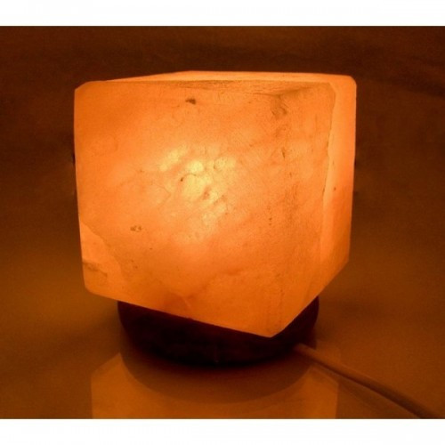 Светильник из гималайской соли «Куб» - фото 1 - id-p1215554148
