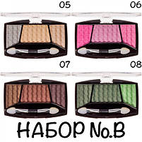 Тіні для повік Karina No890, потрійні, 4 шт., фото 4