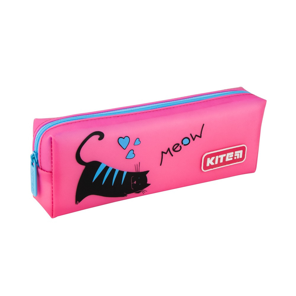 Пенал Kite K20-690-1 Котик, силікон, фото 1