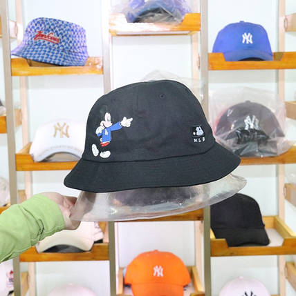 Панама Капелюх ДЕТичний NY New York Yankees (норм-Йорк Янкіз) LA Міккі чорна 49-52 розмір, фото 3