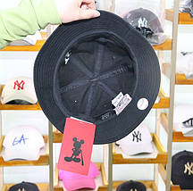 Панама Капелюх ДЕТичний NY New York Yankees (норм-Йорк Янкіз) LA Міккі чорна 49-52 розмір, фото 4