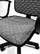 Чохол на офісне крісло сірий світлий тканина, фото 2