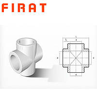 Крестовина полипропиленовая Firat, 20 мм