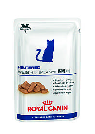 Royal Canin NEUTERED WEIGHT BALANCE Pouches 0,1 кг — корм для стерилізованих котів із моменту операції до 7 років