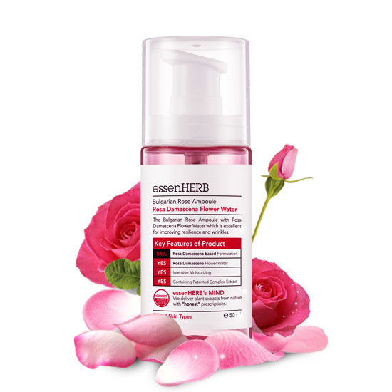 Essenherb Bulgarian Rose Ампульна есенція з екстрактом болгарської троянди 50 ml