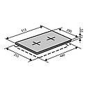 Варильна поверхня HSF320G CS (BK) 3, фото 3