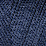 Нитки пряжа для вязания трикотажная MACRAME COTTON Макраме Коттон № 761 - синий