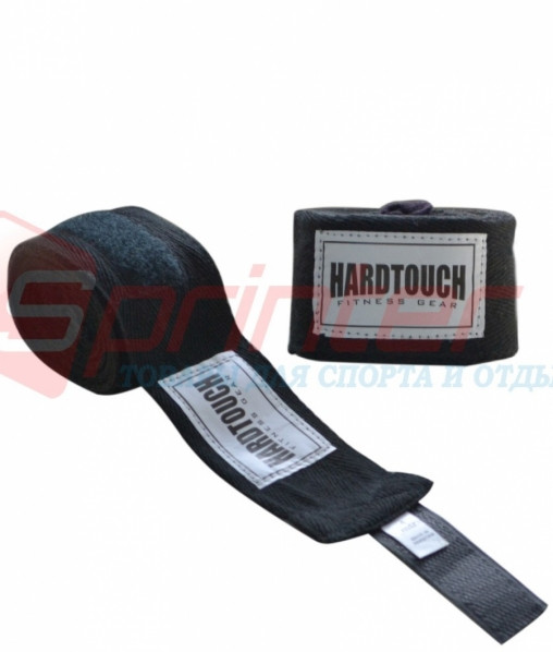 Бинти боксерські бавовна."HARD TOUCH" 2,7 м. чорні