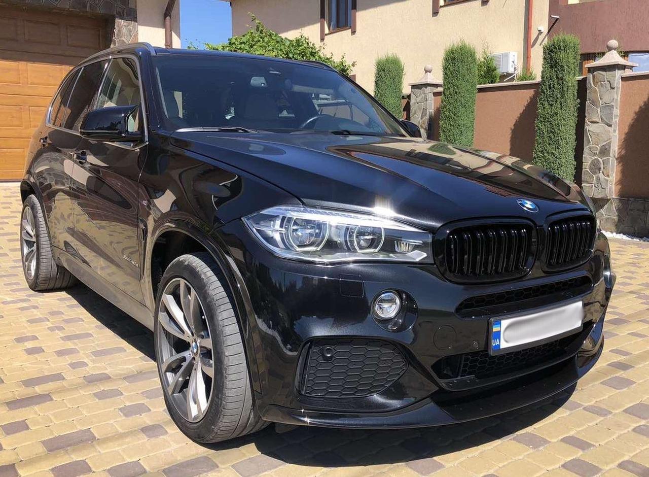 Обвіс BMW X5 F15 тюнінг спідниці стиль M-Performance (матовий, ABS пластик)