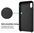 Чохол Silicone Case для iPhone X, Xs чорний (айфон ікс, оксид), фото 3