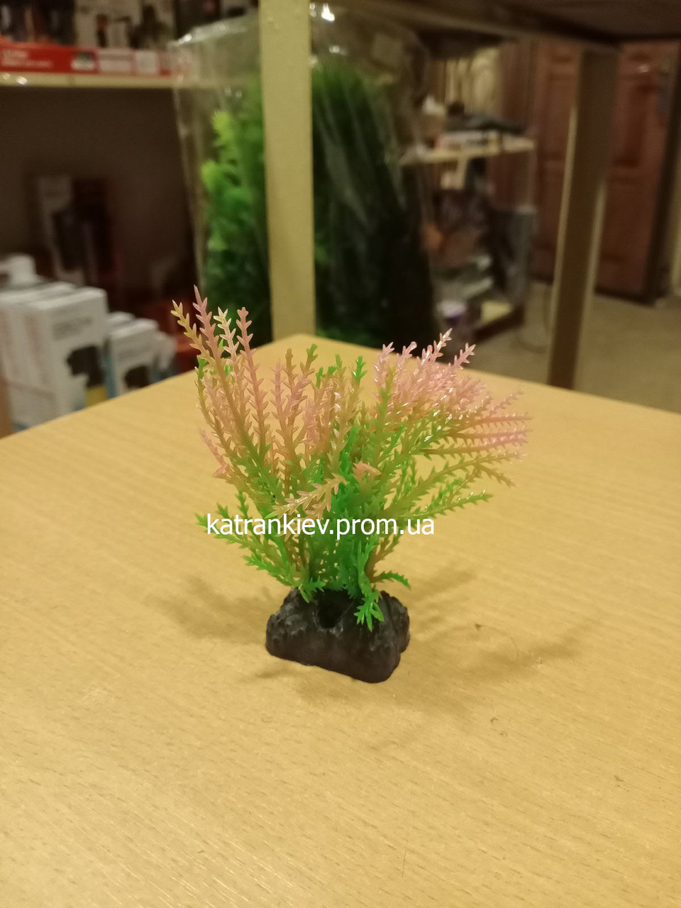 Штучна рослина в акваріум minjiang 3122 (6 см)