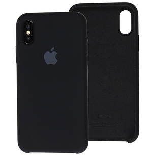 Чохол Silicone Case для iPhone X, Xs чорний (айфон ікс, оксид)