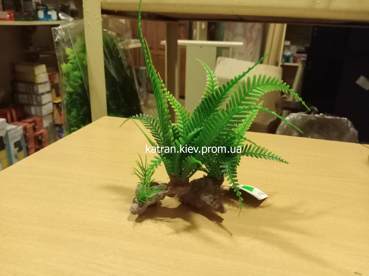 Штучна рослина в акваріум minjiang 4922182 (11*19 см), фото 1