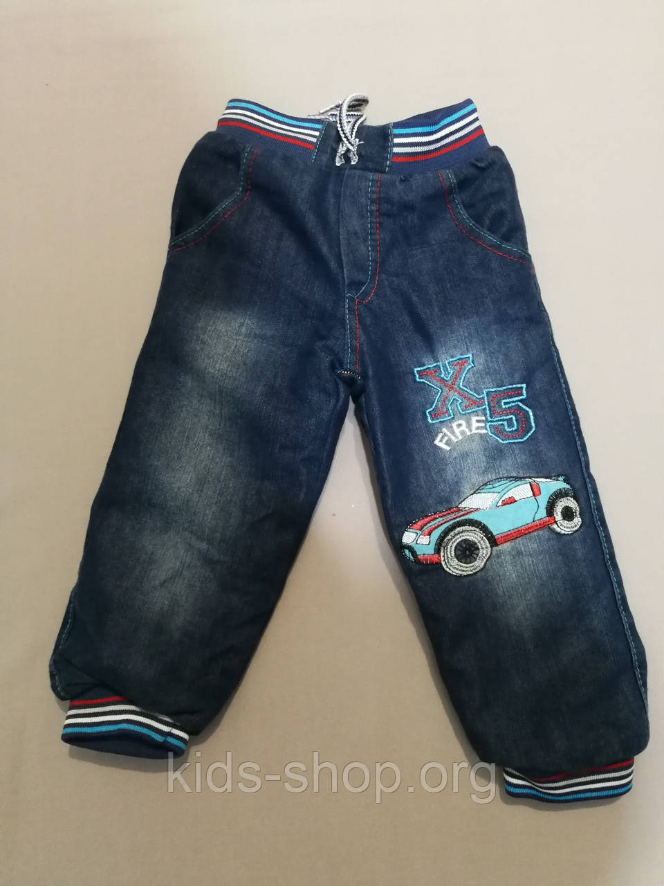 Теплі джинси на хутрі для хлопчика до 3 років