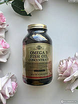 Омега-3 (Риб'ячий жир) Solgar Omega 3 Fish Oil Concentrate 120 капсул, фото 2