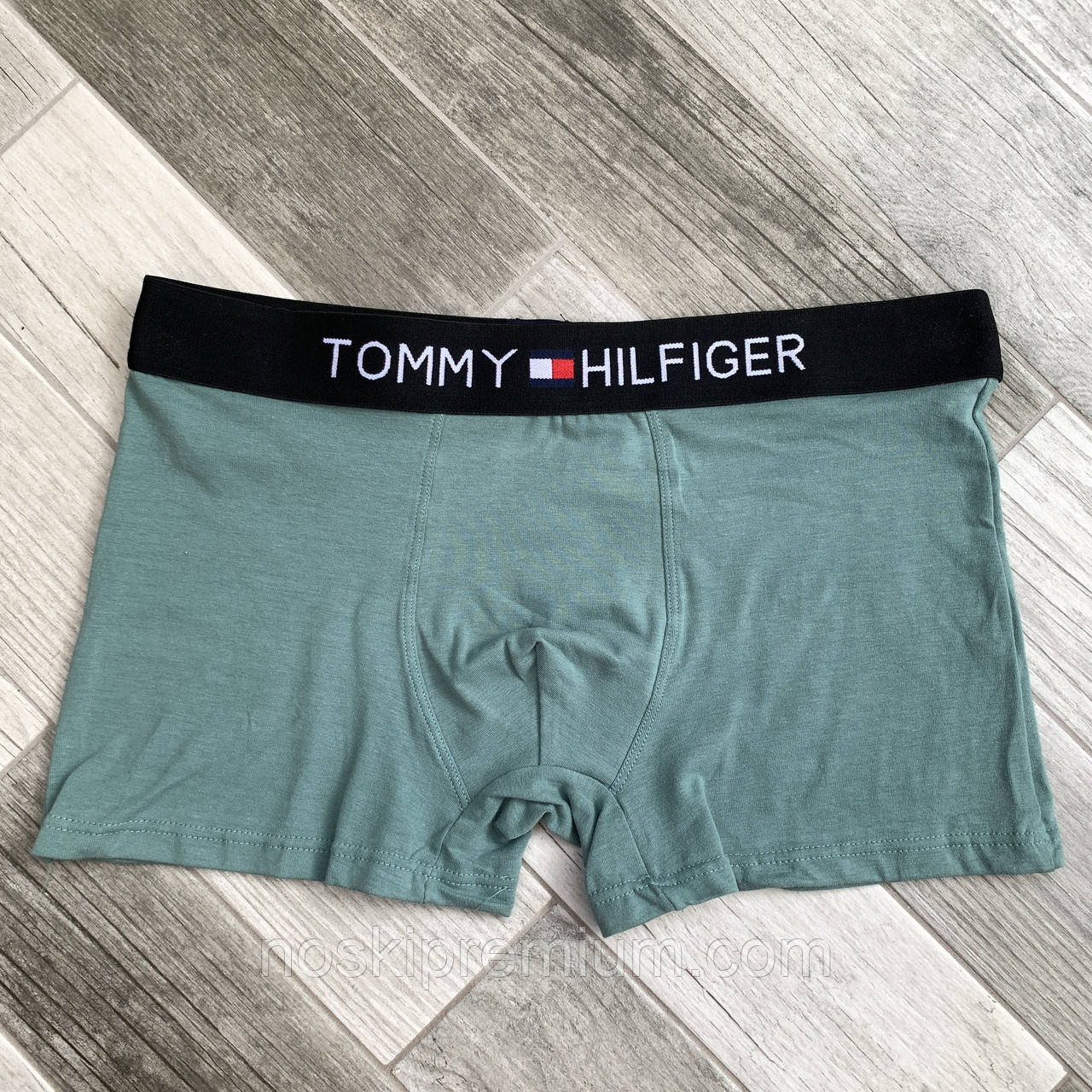 Труси чоловічі боксери бавовна Tommy Hilfiger, розмір M (46-48), темно-сірі, 03329