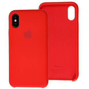 Чохол Silicone Case для iPhone X, Xs червоний (айфон ікс, оксид)