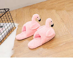Хатні капці фламінго ніжно рожеві (відкриті р. 38-41) krd0138
