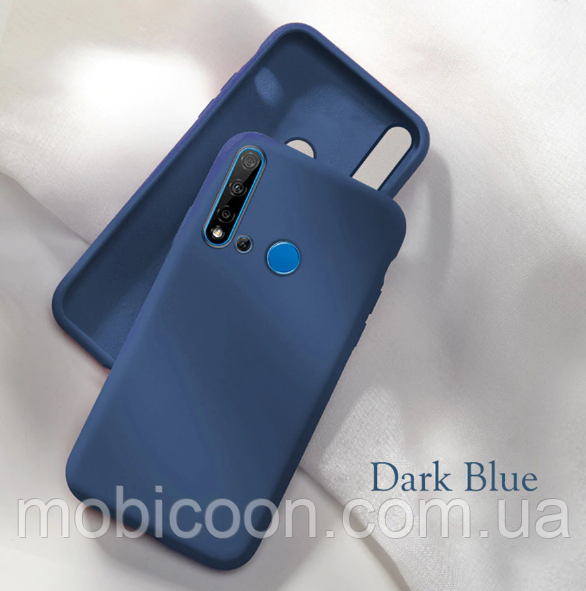 Чохол Silicone case для Huawei Y6p синій (хуавів ю6п), фото 1