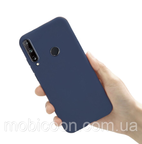 Чохол силіконовий для Huawei Y6p синій, фото 1