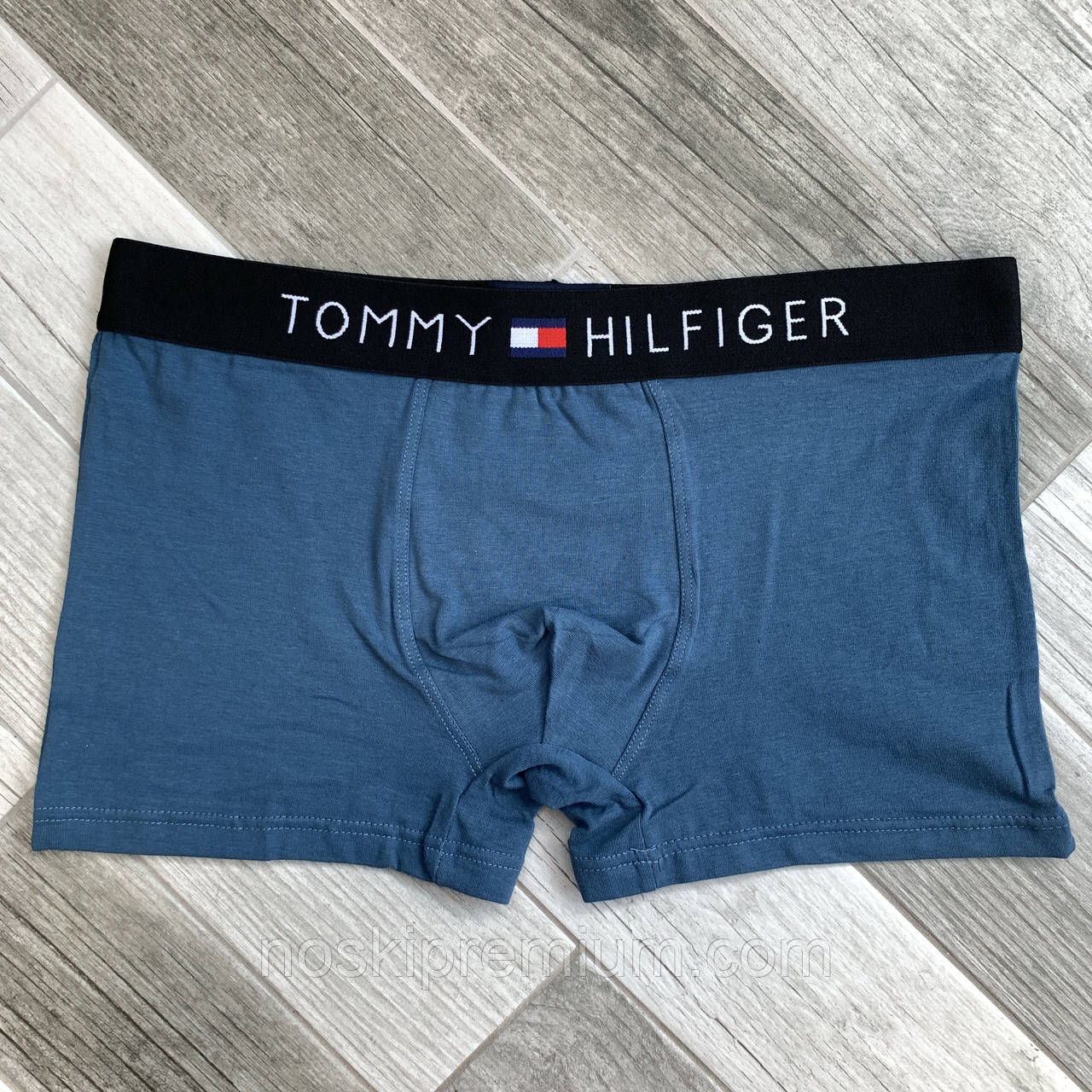 Труси чоловічі боксери бавовни Tommy Hilfiger, розмір 3XL (54-56), джинсові, 03355