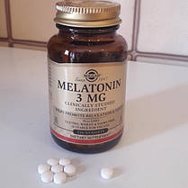 Мелатонін Solgar Melatonin 3 mg 120 таблеток, фото 2