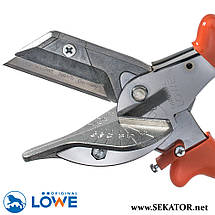 Ножиці Lowe 3804 для косого різання з трапецієподібним лезом (Німеччина), фото 3