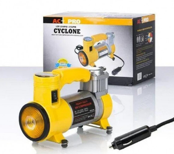 Компресор AC+PRO.12VOLT (YELLOW LARGE SINGLE BAR GAS PUMP)