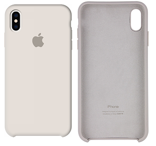 Чохол Silicone Case для iPhone X, Xs білий (айфон ікс, оксид)