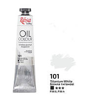 Фарба олійна білила титанові 45 мл Rosa Gallery, 3260101