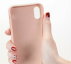 Чохол Silicone Case для iPhone X, Xs рожевий (айфон ікс, ікс), фото 4