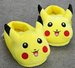 Хатні капці Пікачу жовті для кігурумі (розмір 36-39) tai0132