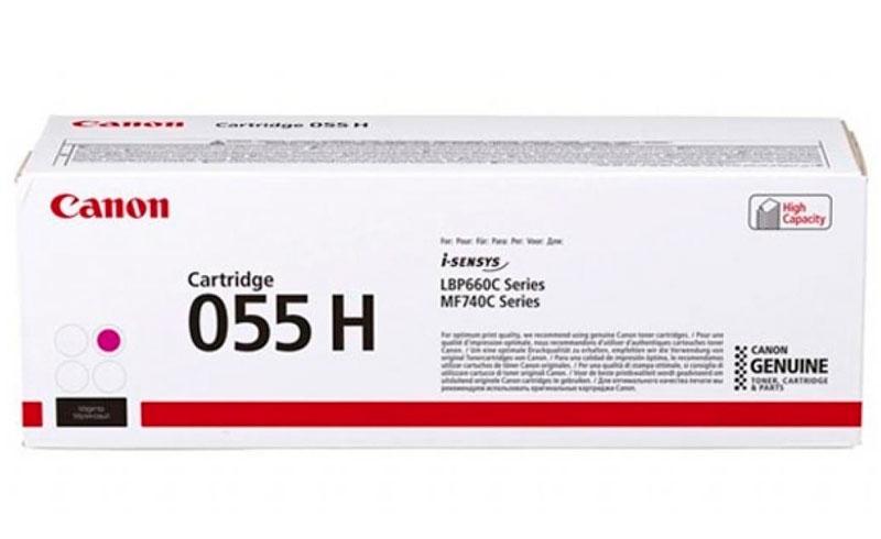 Картридж Canon 055H magenta для LBP663Cdw/ LBP664Cx/ MF742Cdw/ MF744Cdw/ MF746Cx (3018C002)