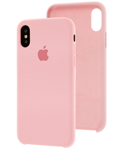 Чохол Silicone Case для iPhone X, Xs рожевий (айфон ікс, ікс)