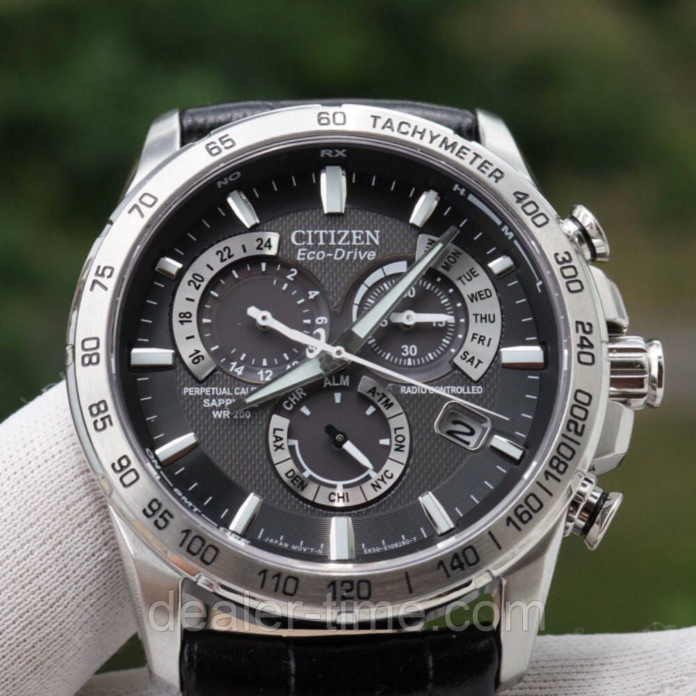 Часы Citizen AT4000-02E Eco-Drive Perpetual Chronograph Sapphire