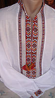 Чоловіча вишита сорочка ручної роботи "Гарячий орнамент" SM-0014