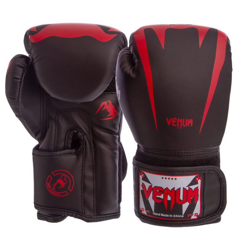 Рукавички боксерські PU на липучці VNM BO-8349 (р-р 8-12oz, кольору в асортименті)