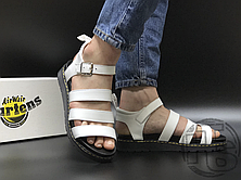 Жіночі сандалії Dr. Martens Blaire Hydro Leather Gladiator Sandals White 25768100, фото 3